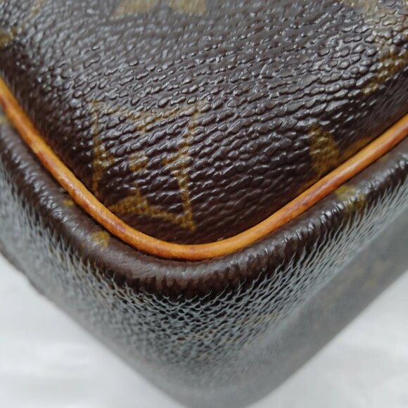 Louis Vuitton Deauville Brown Monogram Hand Bag 258-051325 - Picture 6 of 9